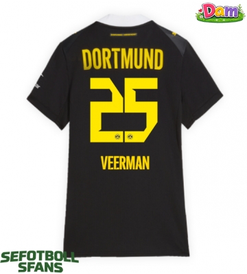 Borussia Dortmund Joey Veerman #25 Bortatröja Kvinnor 2026-27 Kortärmad